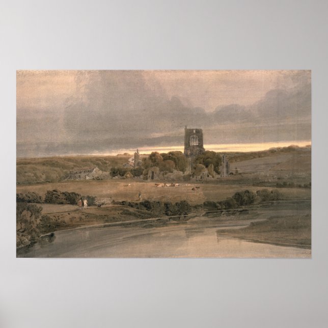 Kirkstall Abbey, Yorkshire - Evening Poster (Framsidan)