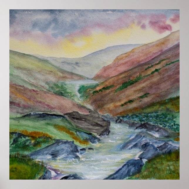 Kirkstone Pass - Engelska Sjö District Poster (Framsidan)