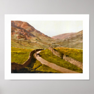 Kirkstone Pass, Sjö District England Poster