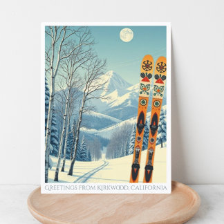 Kirkwood California-semestervykort Vykort