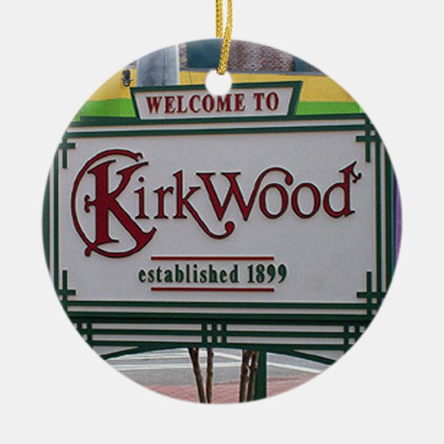Kirkwood, Kirkwood Atlanta, Kirkwood Julgransprydnad Keramik (Framsidan)