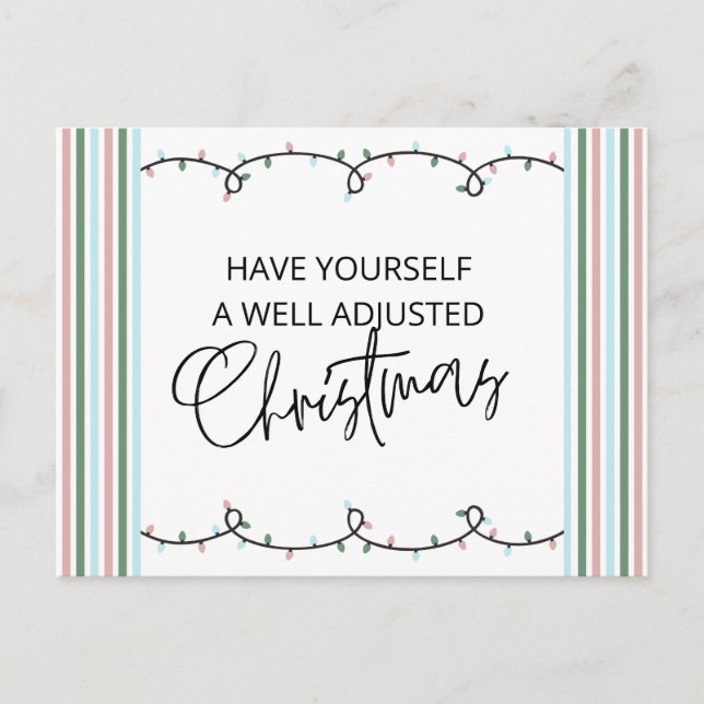 Kiropraktik Julkort, Kiropraktik, Kiropraktor  Vykort (Framsida)