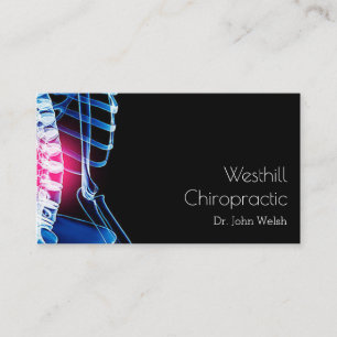 Kiropraktor Kiropraktik Hälsa Wellness Klinik Visitkort
