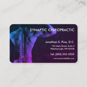 KiropraktorChiropracticvisitkortar Visitkort
