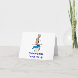 Kiropraktorer knäcker mig upp Notecards Kort