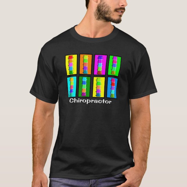 KiropraktorPopart gåvor Tee Shirt (Framsida)