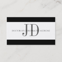 Kiropraktorrandvit/vit Visitkort