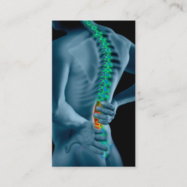 Kiropraktorvisitkort Visitkort (Framsida)