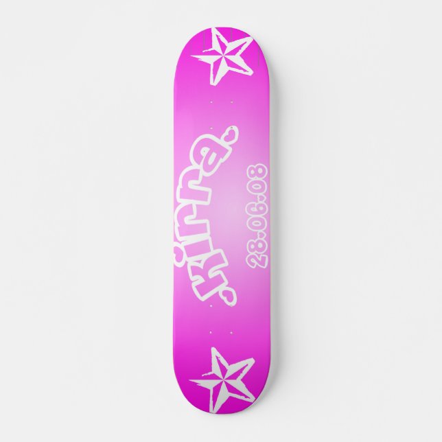 Kirra bräda test mini skateboard bräda 18,5 cm (Framsida)