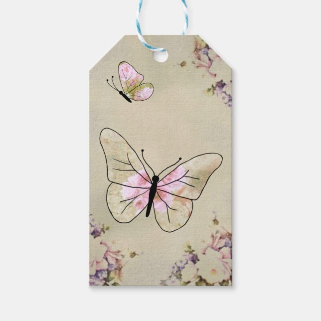 Kirschblütenschmetterling Presentetikett (Framsidan)