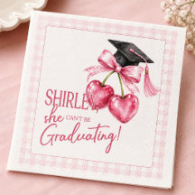 Kirschen Examens Servetter, Rosa Coquette