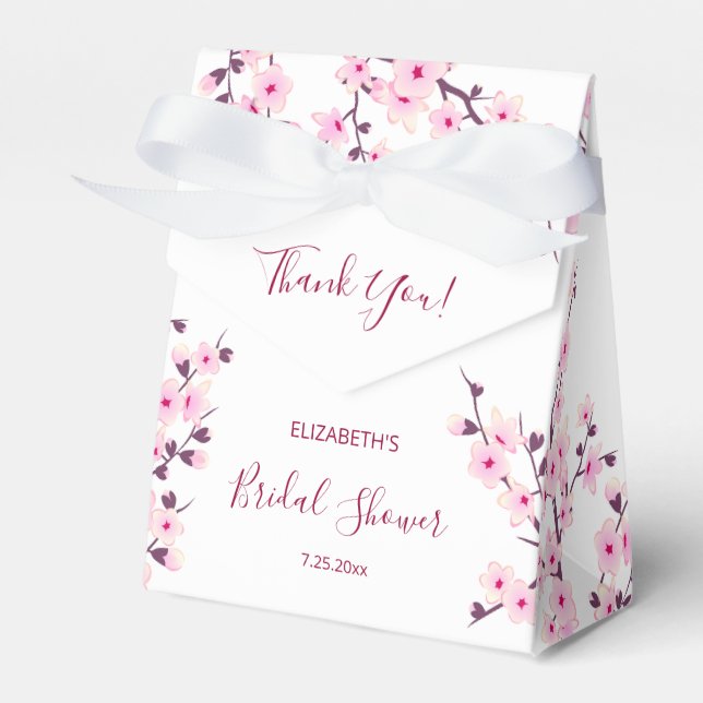 Kirschenblommabridal Shower Presentaskar (Framsidan Sidan)