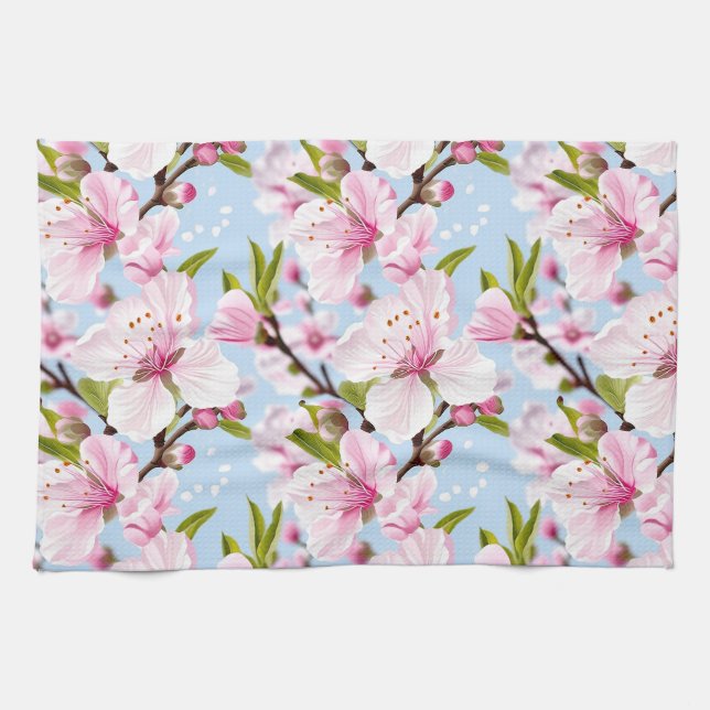 Kirschenblomning Kökshandduk (Horisontell)