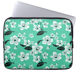 KIRSEBÄRBLOM - SAKURA (MINT) LAPTOP FODRAL