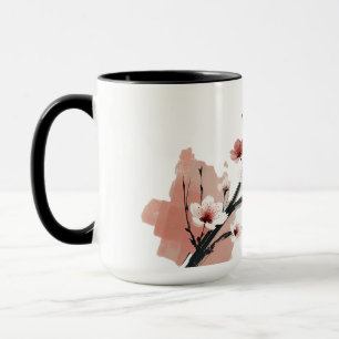 Kirsebärblom Sumi-e Mugg