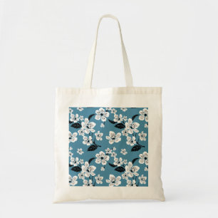 KIRSEBÄRSBLOSSOM - SAKURA (RÖKBLÅ) TYGKASSE