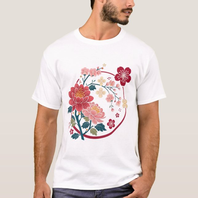 KIRSEBÄRSBLOSSOM T SHIRT (Framsida)