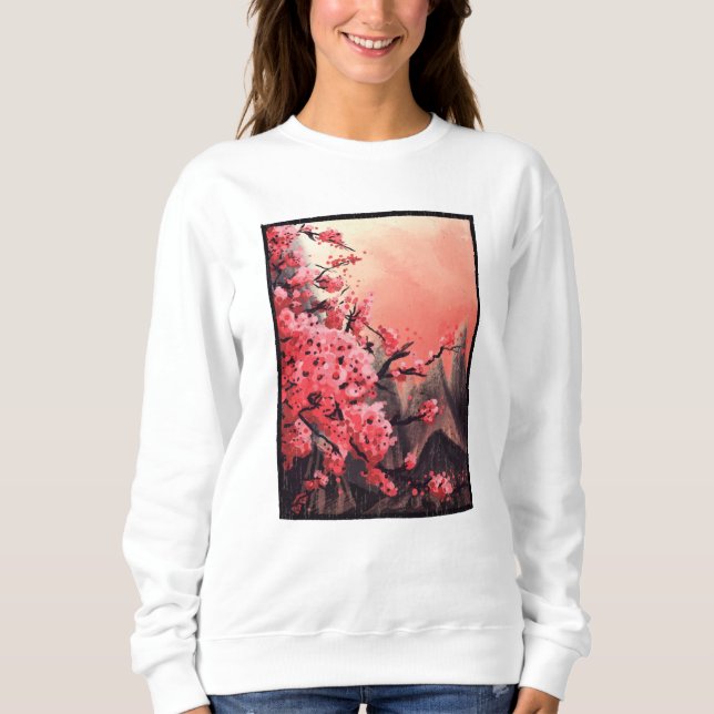 Kirsebärslandskap T Shirt (Framsida)
