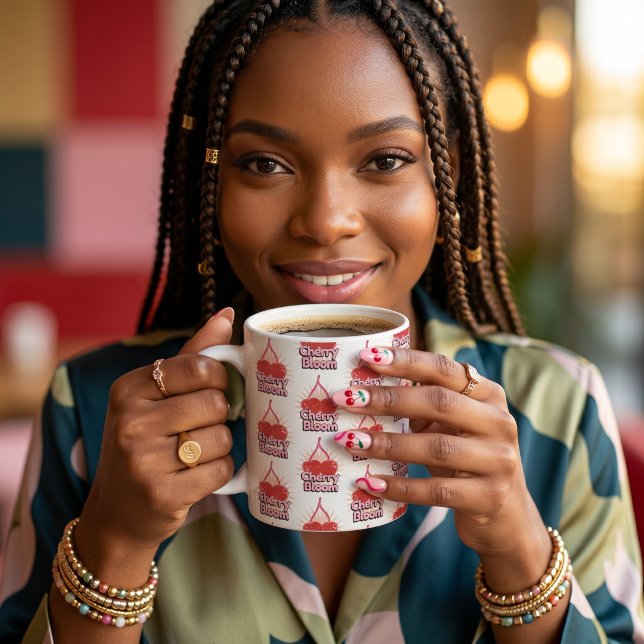 Kirskt Blom Kaffemugg (Skapare uppladdad)