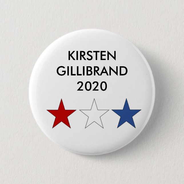 Kirsten Gillibrand för president 2020 knäppas Knapp (Framsida)