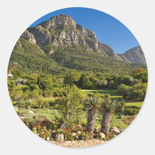 Kirstenbosch botaniska trädgård, Kapstaden Runt Klistermärke