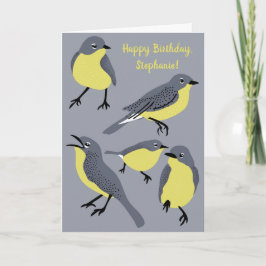 Kirtlands Warblers Bird Älskare Birthday Kort