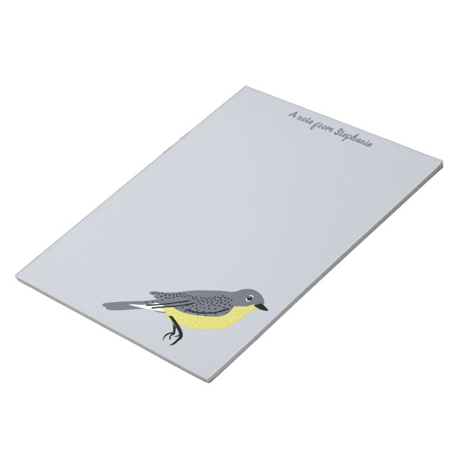 Kirtlands Warblers Bird Älskare Stationery Anteckningsblock (Vinklad)