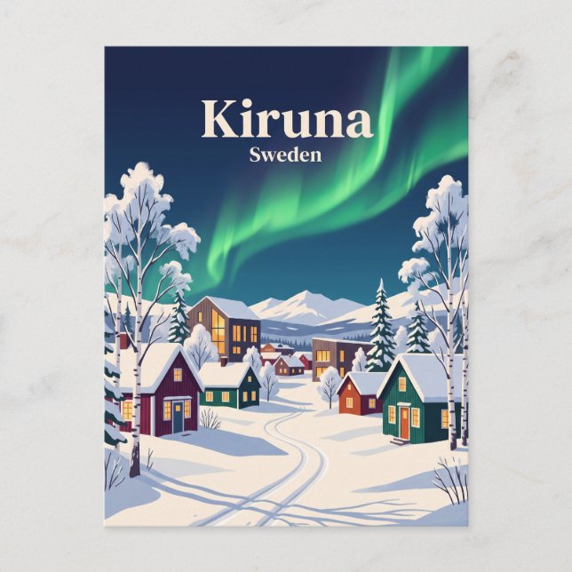 Kiruna, Sverige Vykort (Framsida)