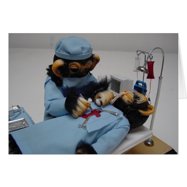 Kirurg Hälsningskort (Framsidan Horizontal)