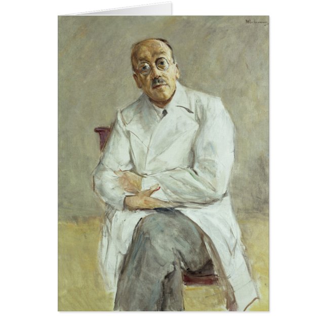 Kirurgen, Ferdinand Sauerbruch, 1932 Hälsningskort (Framsidan)