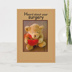Kirurgi Bear Heart Kort