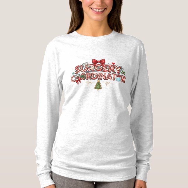Kirurgikoordinator Långärmad T Shirt (Framsida)