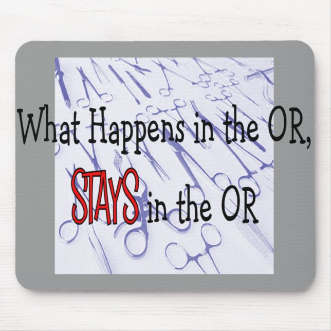 Kirurgiprofessionellgåvor Musmatta (Framsidan)