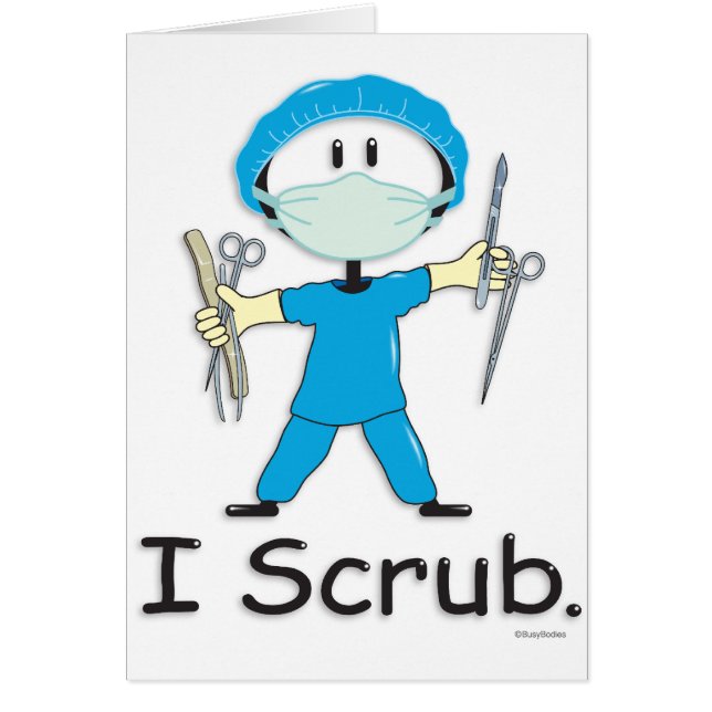 Kirurgisk Technologist Hälsningskort (Framsidan)