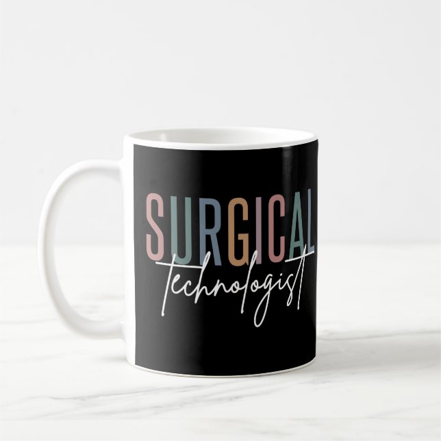 Kirurgisk tekniker Med Surg Tech kirurgi tekniker Kaffemugg (Vänster)