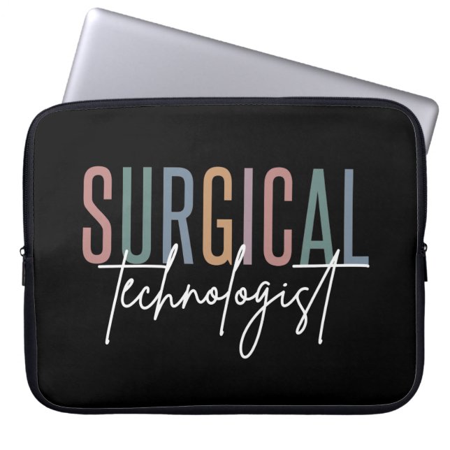 Kirurgisk teknolog Med Surg Tech Surgery Tech Laptop Fodral (Framsidan)