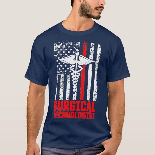 Kirurgisk teknolog Mentoring SCrub Tech T Shirt (Framsida)