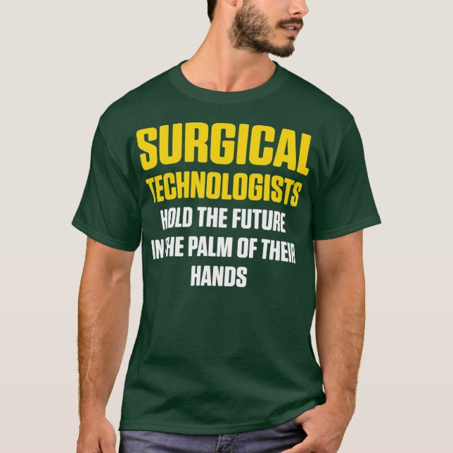 Kirurgisk teknolog - Skrabteknik T Shirt (Framsida)