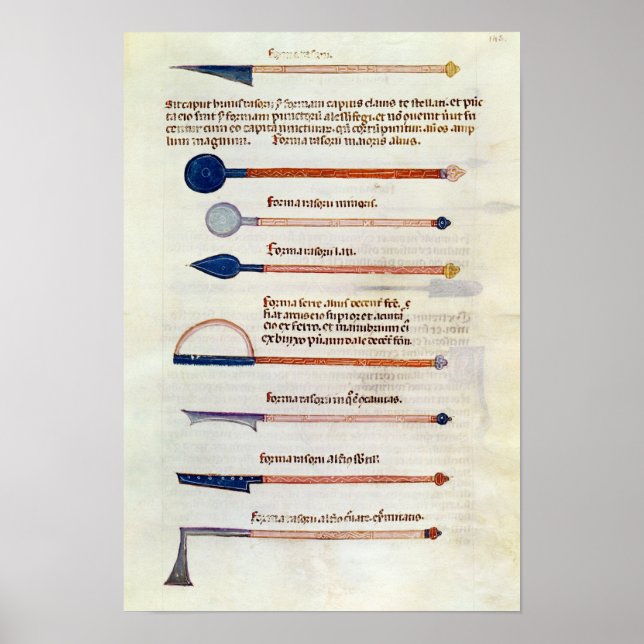 Kirurgiska instrument från en behandling poster (Framsidan)