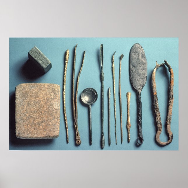 Kirurgiska instrument poster (Framsidan)