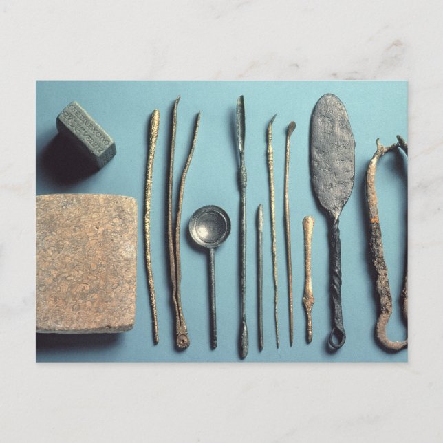 Kirurgiska instrument vykort (Framsida)