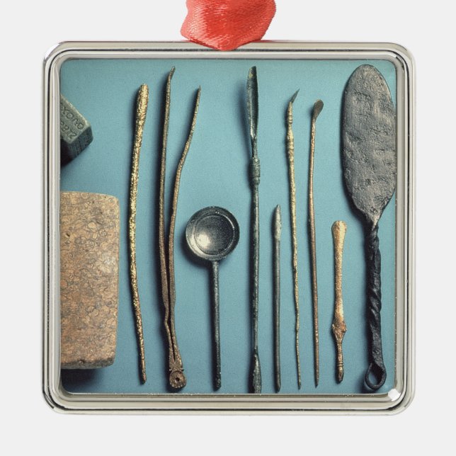 Kirurgiskt instrumenterar julgransprydnad metall (Framsidan)