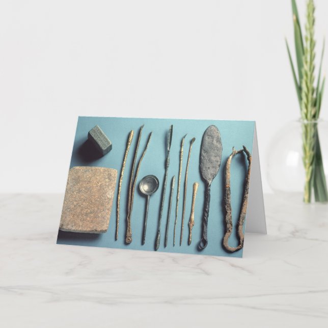 Kirurgiskt instrumenterar kort (Framsida)