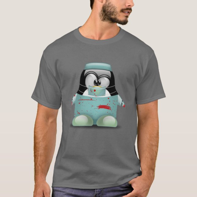KirurgTux Tee Shirt (Framsida)