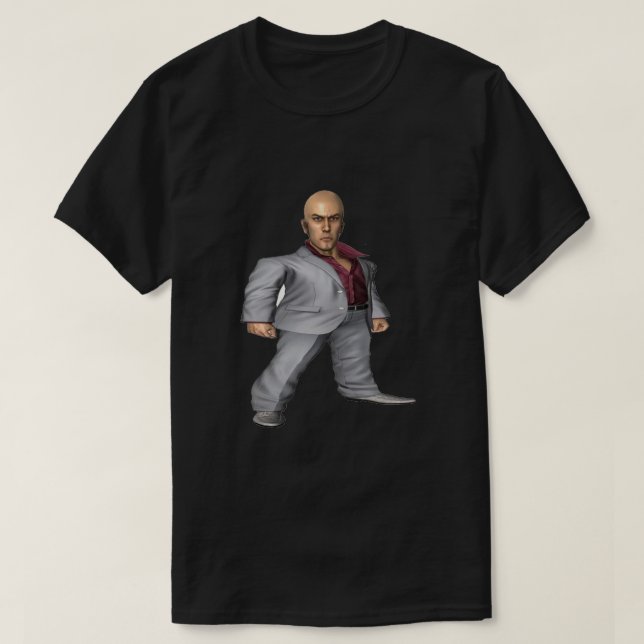 Kiryu men small och blad t shirt (Design framsida)