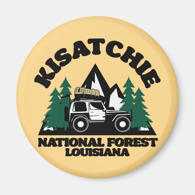 Kisatchie National Forest Louisiana Magnet (Framsidan)