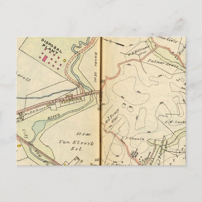 Kisco, New York 2 Vykort (Framsida)