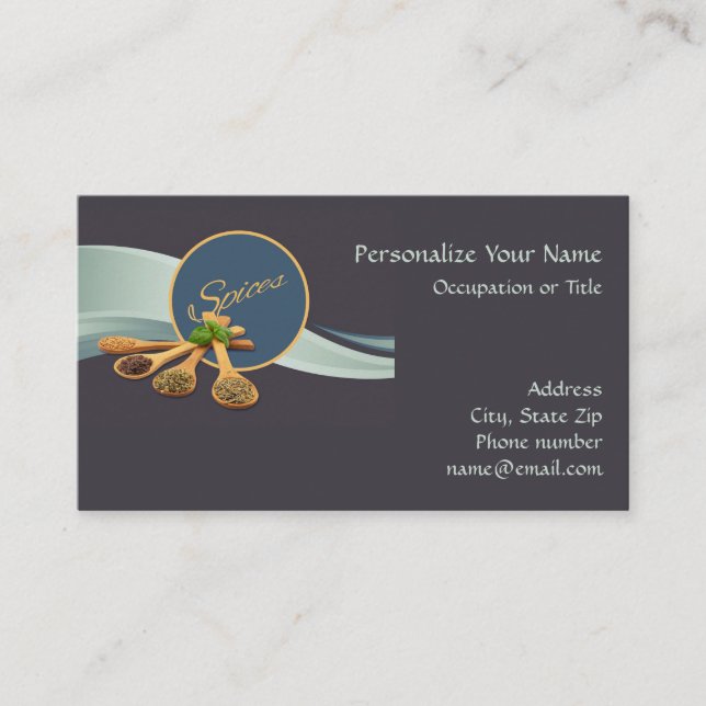 Kiselkokning och Catering Visitkort (Framsida)