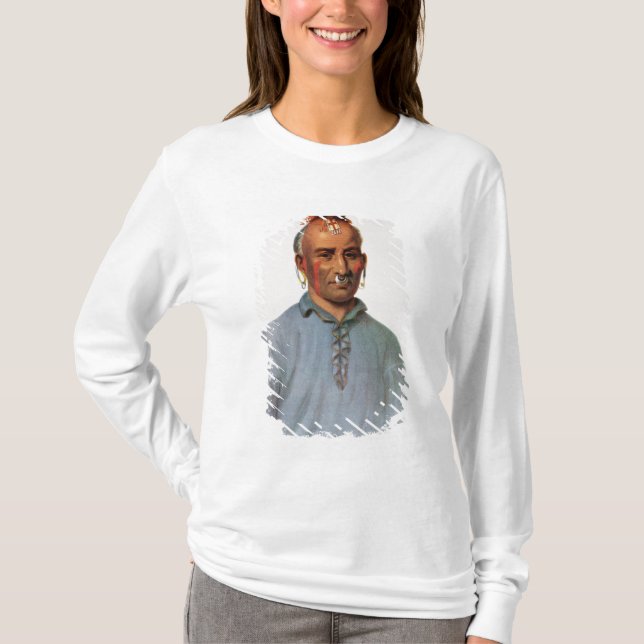 Kish-Kal-Wa en Shawneechef Tee (Framsida)