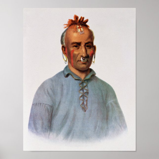 Kish-Kal-Wa, Shawnee Chief Poster (Framsidan)